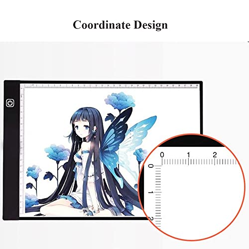 Poit A4 LED Light Mat Tracing Copier Tablet Lamp Box with Dimmable Brightness for Artist Drawing Drawing Anime Template and X-Ray Watching