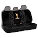 BDK Scooby Doo Waterproof Car Seat Cover for Dog, Bench Seat– Heavy Duty Black Oxford Automotive Rear Bench Back Seat Cover for Pets,Interior Covers for Auto Truck Van SUV
