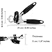 WHX Stainless Steel Manual Camping Can Opener Bottle Opener Easy to Use with Ergonomic Good Grips Rubber Handle