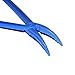 5-Pack Betor MRI Safe Full Plastic Disposable Hemostat Forceps Non-Ferrous Curved 6.3 inch