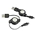 Micro USB to USB Retractable Sync Charger Cable Pack of 5