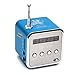 TD-V26 Portable Mini Digital Speaker with Micro SD / TF / USB /FM (Blue)