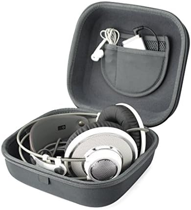 Headphone Headset Carrying Case for AKG K701, Q701, Sennheiser HD800, HD650, Beyerdynamics DT880, DT990, DT1770, Philips SHL5905, SHO9567 Headphones / Headphone Full Size Hard Travel Bag