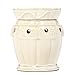 Hosley's Large Ivory Ceramic Electric Fragrance Warmer. Ideal Gift for Wedding, Special Occasion, Spa, Aromatherapy, Reiki Use with Hosley Brand Wax Melts/Cubes, Essential Oils, Fragrance Oils W9