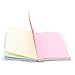 Pshine Memo Charming Portable Mini Smiley Diary Paper Notebook, Leather Shell, 100 Sheets, Color Random, Set of 5