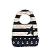 Ju-Ju-Be Legacy Nautical Collection Be Neat Reversible Bib , The Commodore