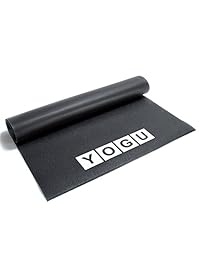 YOGU Exercise Equipment Treadmill Mat Heavy Duty Thin Strong Home Gym Protective Flooring Mat 2.5 x 6 Feet …