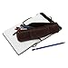 Rustic Town Leather Pencil Case - Full Grain Leather Zippered Pen Pouch - Stationery Bag Pen Holder for Work & Office, Walnut, M, Professional Pencil Case