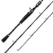 Piscifun Serpent Baitcasting Rod One Piece- Fuji Line Guides, IM7 Carbon Blank Tournament Performance Casting Fishing Rod Lightweight Sensitive Baitcast Rods (7'1