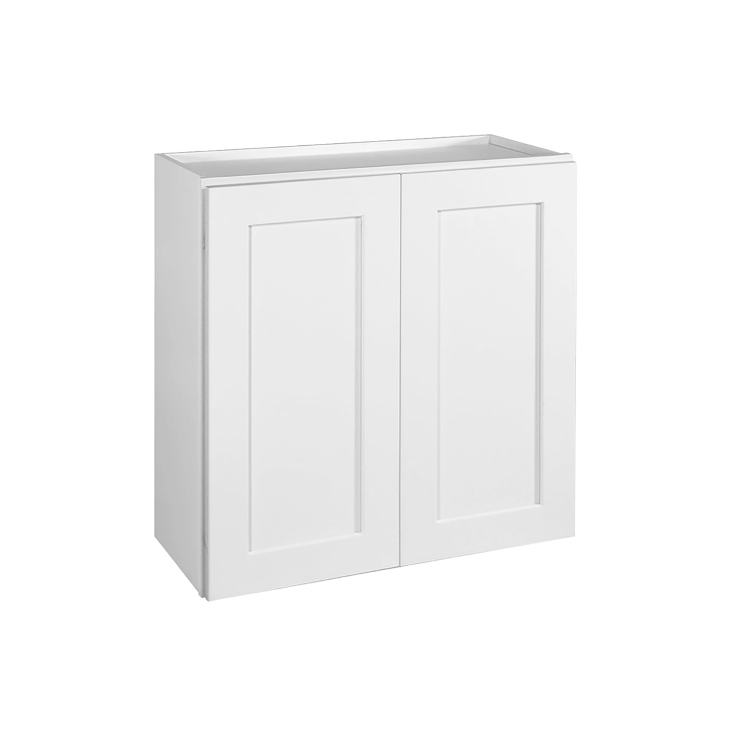 Photo 1 of ***parts only*** Brookings r Unassembled Wall Kitchen Cabinet W3636, 36 W x 12 D x 36 H, Painted White, Solid Wood, Design House, 543173