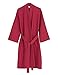 TowelSelections Women's Robe, Kimono Waffle Spa Bathrobe X-Small/Small Holly Berry