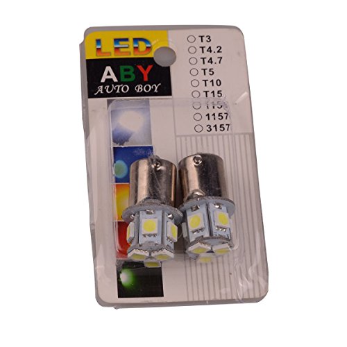 ABy 10PCS White 1156 5050 8SMD LED Replacement Bulb For Turn Signal Light,Reverse Light, Brake Light, Running Light, Tail Light, Corner Light,Parking Light, Side Marker Lights