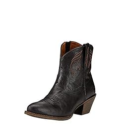 Ariat Women's Darlin Western Boot, Old Black, 8.5 B