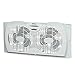 Holmes Window Fan with Twin 6-Inch Reversible Airflow Blades, White primary