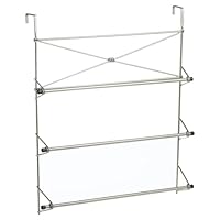 Zenna Home 9012ss Estante Para Bano De Montaje En Pared De 2