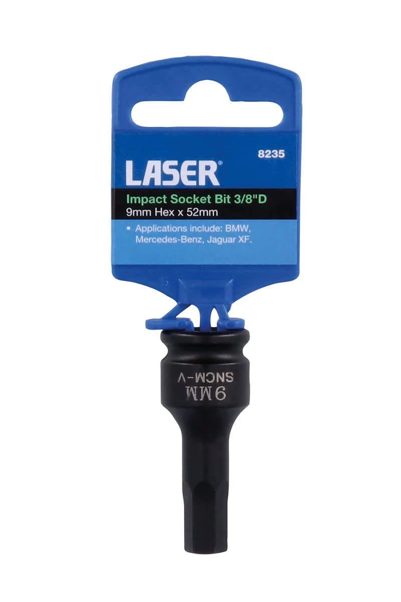Laser 8235 Impact Socket Bit 3/8"D 9mm