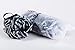 Albertino Large Bath Pouf Loofahs Shower Sponge Body Scrubber Pack of 3 Black