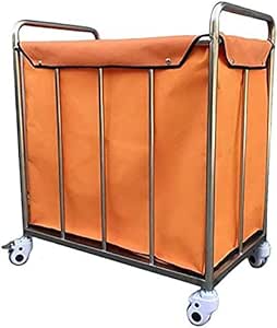 LXD Carro, Carro de lavandería comercial extra grande con ruedas, Carro