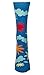 Blue Q Socks, Women's Crew, Carpe The F--k Out of This Diem,One Size (fits women's shoe size 5-10 US),blue, red, white, orange