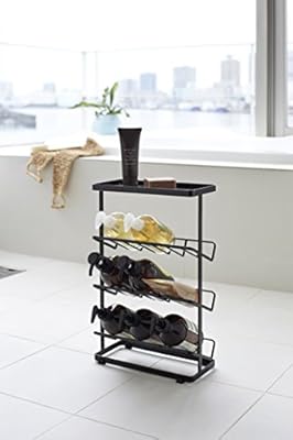 Amazon Com Yamazaki Home Tower Free Standing Shower Caddy Bathroom Organizer Storage Holder Black Home Kitchen