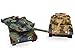 DYNASTY TOYS Laser Tag Tanks - LED Battling Tanks Toys - Set of 2 RC Tanks with Infrared Remote Control RC Car Capabilities - Battle Tanks Keep Score / Register When Hit