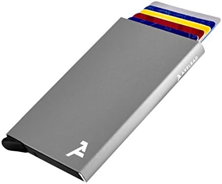 Axelrad RFID Blocking Wallet Credit Card Holder (Grey)