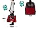 PetAmi Airline Approved Pet Carrier for Cat, Soft Sided Dog Carrier for Small Dogs, Cat Travel Supplies Accessories for Indoor Cats, Ventilated Pet Carrying Bag Medium Large Kitten Puppy, Small Red