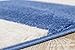 Persian-Rugs 3895 Blue Swirls 7'10 x 10'6 Modern Abstract Area Rug Carpet