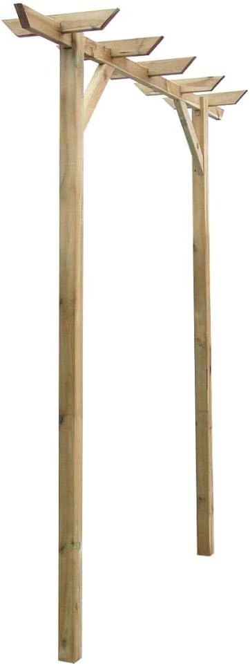 vidaXL Rosenbogen Holz Rankhilfe Spalier Torbogen Blumenbogen Holzbogen