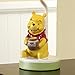 Disney Winnie The Peeking Pooh Lamp Base and Shade, Yellow/Red/Sage/Blue