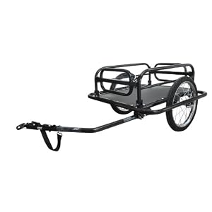 M-Wave No Name Bicycle Trailer Foldable Frame – Black