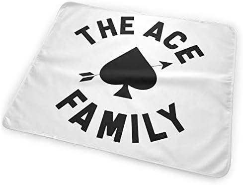 Ace Family Logo Travel Portable Large Size Diaper Changing Pad Changing Mat Baby Kids Girls Boys Newborn