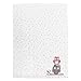 Lambs & Ivy Family Tree Coral/Gray/Gold Owl Blanket