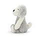 Jellycat Bashful Chaucer Dog, Medium, 12 inches
