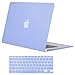 MOSISO Compatible with MacBook Air 13 inch Case Old Version 2010-2017 Release (Models: A1466 & A1369), Plastic Hard Shell Case & Keyboard Cover Skin, Serenity Blue
