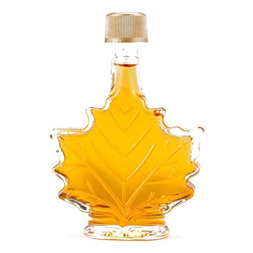 Mini Maple Leaf Syrup Bottle 1.7 oz each (2 Items Per Order)