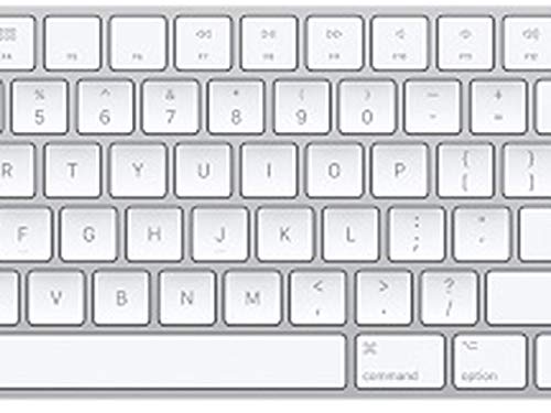 Apple Magic Keyboard with Numeric Keypad: Wireless, Bluetooth, Rechargeable. Works with Mac, iPad, or iPhone; Danish - White Image
