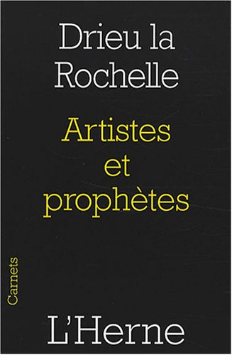 Artistes et prophètes
