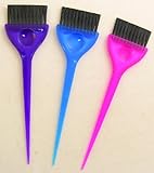 Soft 'N Style 3 Piece Translucent Dye Brush Set, 2.6 Ounce