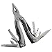 Gelindo Premium Pocket Multitool With Sheath, Knife, Pliers, Saw & More (Grey)