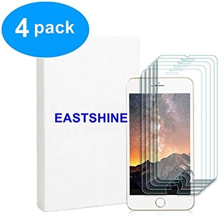 iPhone 6 Plus 6s Plus Screen Protector 4 Pack, HD Tempered Glass Film for Apple 5.5" Inch iPhone6 Plus iPhone6s Plus 2.5D Edge 9H Hardness 3D Touch Anti-Scratch Anti-Fingerprint Bubble Free