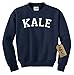 Kale Sweatshirt Crew Neck Sweater Pullover - Premium Quality (Medium, Navy Blue)