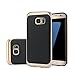 Samsung Galaxy S7 Edge Case, Torubia Premium TPU + PC Dual Layer Drop Protection Cover with Shock Absorption Bumper Anti-Skid Ultra Thin Lightweight Case for Samsung Galaxy S7 Edge - Golden