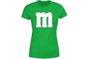 VERACCO Letter M Halloween Costumes T-Shirt | Funny Cool Graphic tee idea | for Women