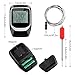 COMLIFE Digital Meat Thermometer, Wireless Bluetooth BBQ Thermometer with 2 Stainless Steel Probes, Smart Cooking Thermometer with Large LCD Screen for Kitchen Oven Grill Smoker