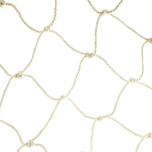 Bilipala Fishing Net, Fishing Net Decor, Wall Decor, Nautical Style, 75 Inch, Creamy White - Thumbnail 4
