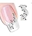 Ottery Music Notes Nail Art Stickers Water Transfers Decals for for Nail Art Tattoo Makeup Manicure