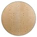 Flash Furniture Fielder 4-Foot Round HEAVY DUTY Birchwood Folding Banquet Table with METAL Edges, Natural