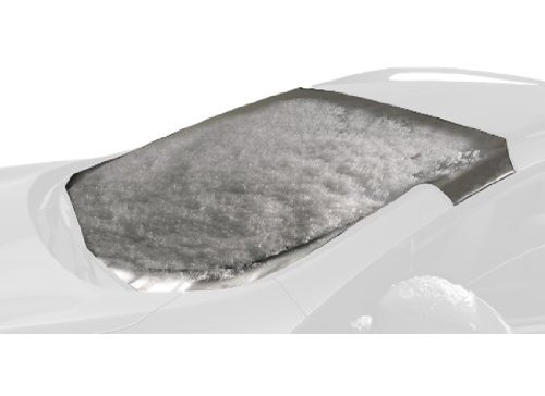 Intro-Tech AutomotiveFD-55-S Custom Fit Windshield Winter, Snow, Ice and Frost Shade for Select Ford C-Max Models, Silver