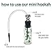 Formax420 Portable Glass Bottle Hookah Send Random Color